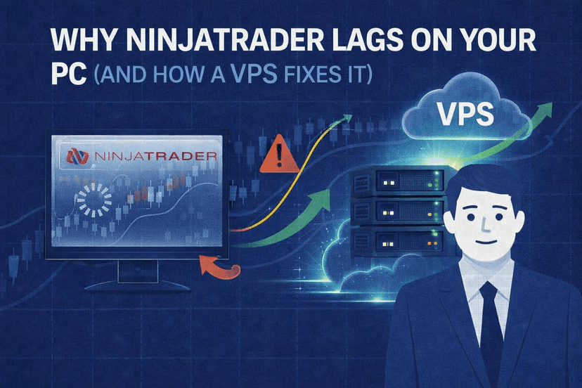 Why NinjaTrader Lags on Your PC (and How a VPS Fixes It)