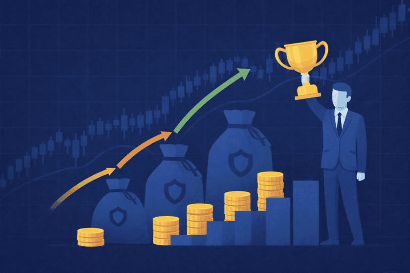 Scaling into a live funded account and monthly performance bonus competition