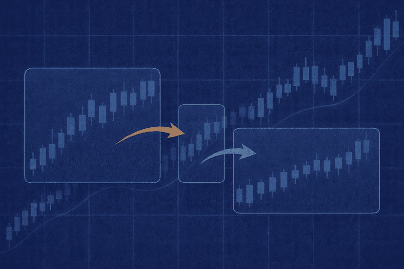 In-sample versus out-of-sample walk-forward windows