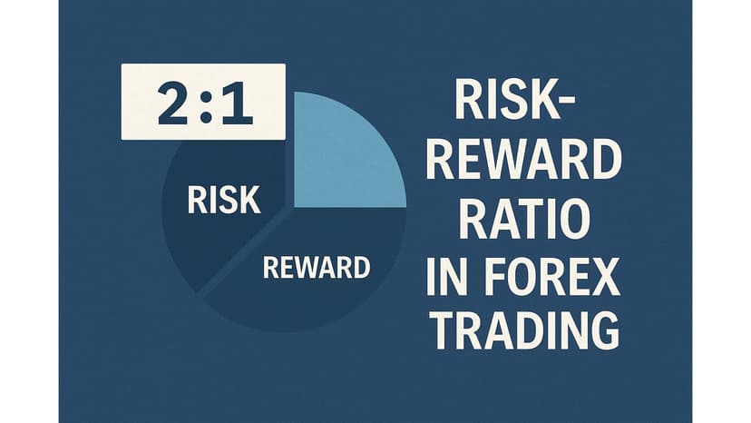 Risk-reward ratio 2:1 pie chart showing the proportion of risk versus reward in forex trading decisions