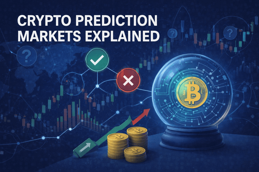 Crypto Prediction Markets Explained: On-Chain Guide
