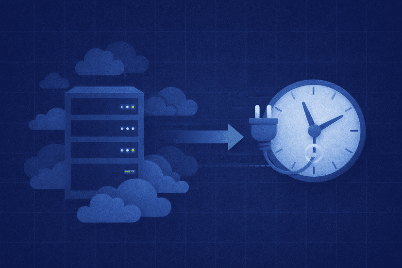 Forex VPS uptime diagram for running an Expert Advisor 24/7
