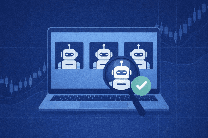 Selection process for evaluating free forex EAs