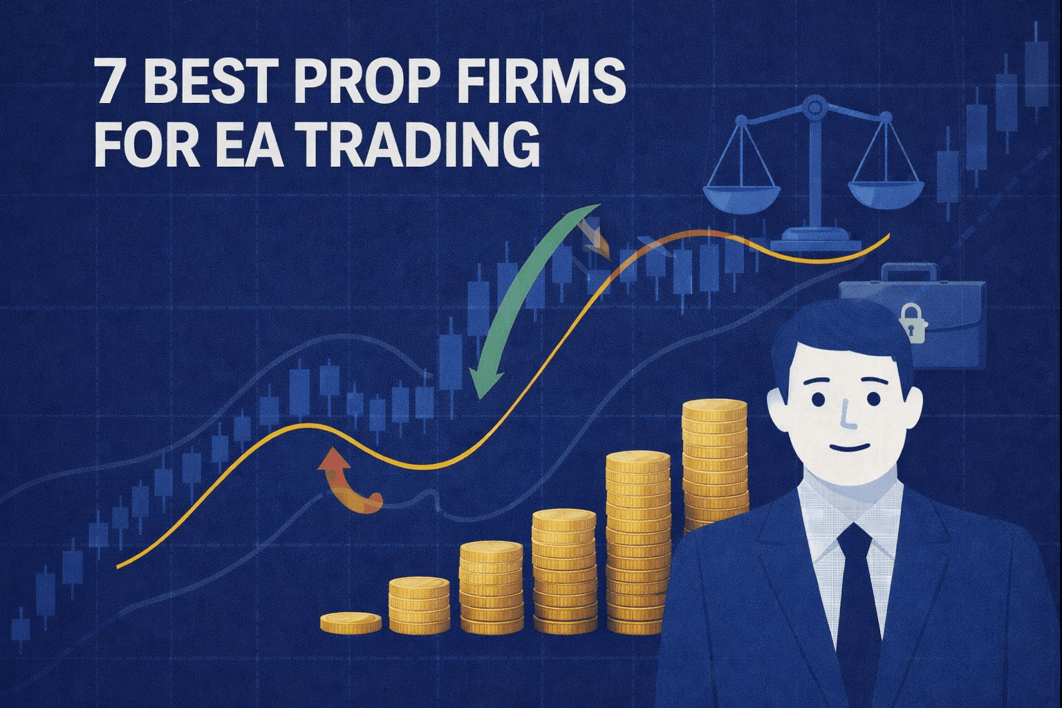 Best prop firms for EA trading with automated trading robot and charts