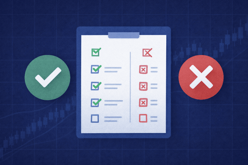 EA prop firm rules checklist showing allowed and banned trading practices