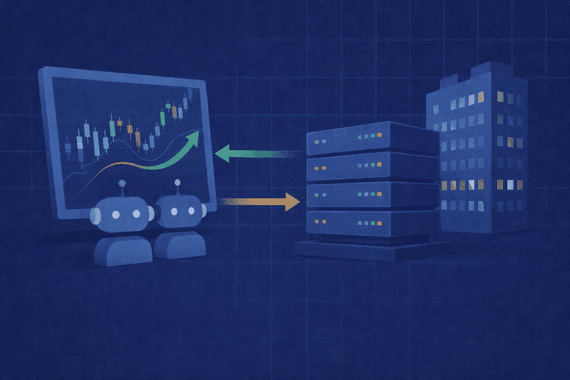 Routing cTrader and cBots through an always-on server near the broker