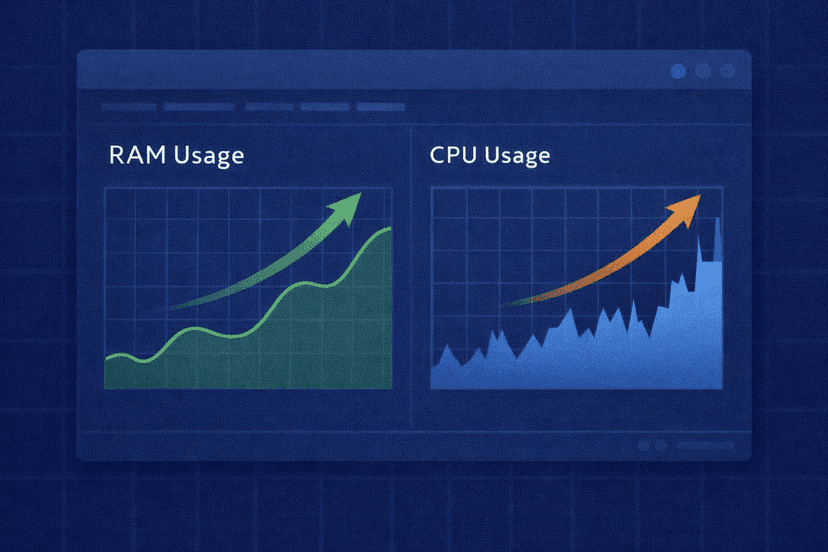 MetaTrader RAM and CPU measurement in Windows Task Manager