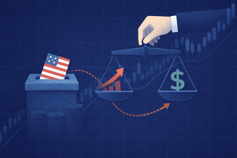Disciplined risk sizing and order management on election night