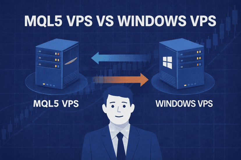 MQL5 VPS vs Windows VPS comparison cover