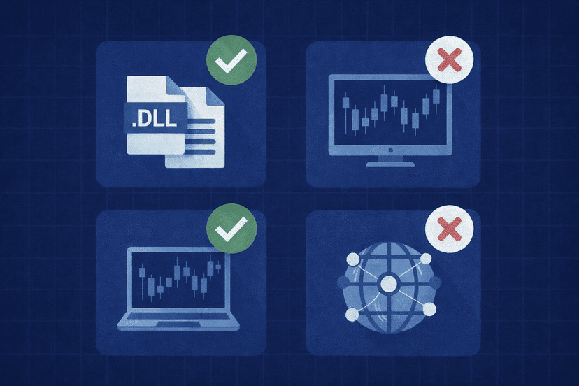 MQL5 VPS and Windows VPS feature matrix for DLLs, platforms, terminals, and access