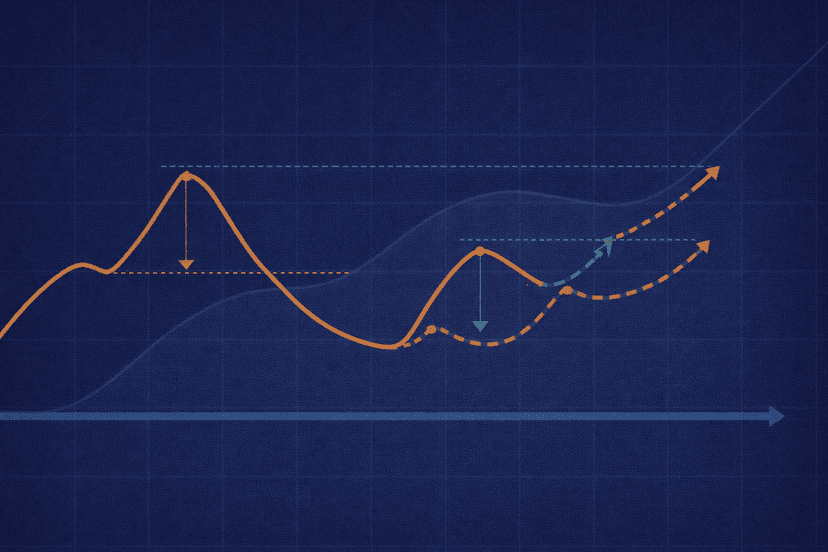 Static versus trailing drawdown equity thresholds in prop firm challenges