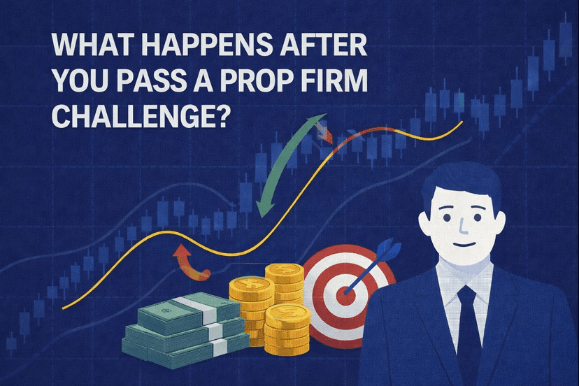 What happens after you pass a prop firm challenge checklist