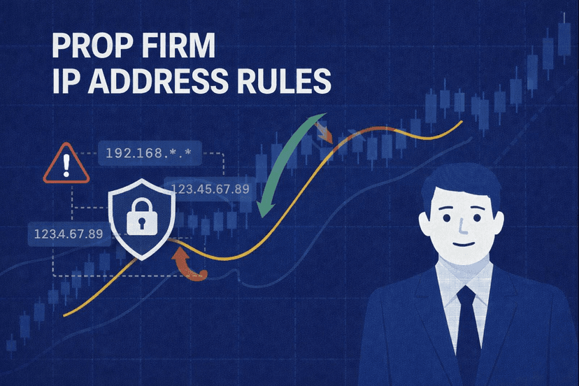 Prop firm IP address rules for multiple household accounts