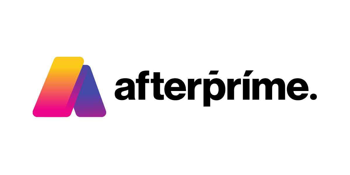 AfterPrime broker logo featuring colorful A icon